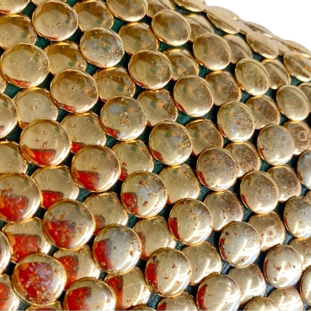 Green & Gold Shoulder Purse​ - Picture 2 of 6